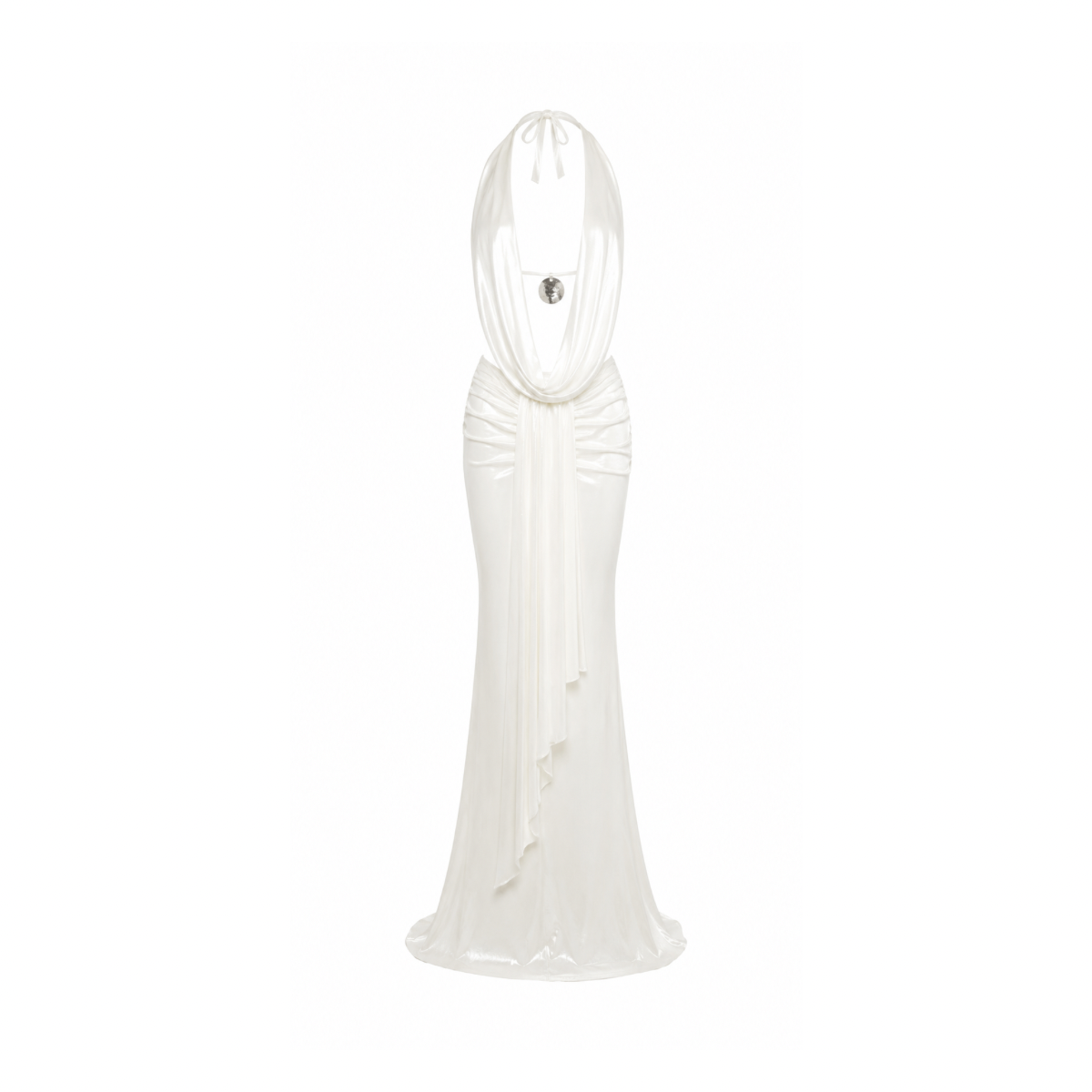 Falda Maxi Drapeada Pearl