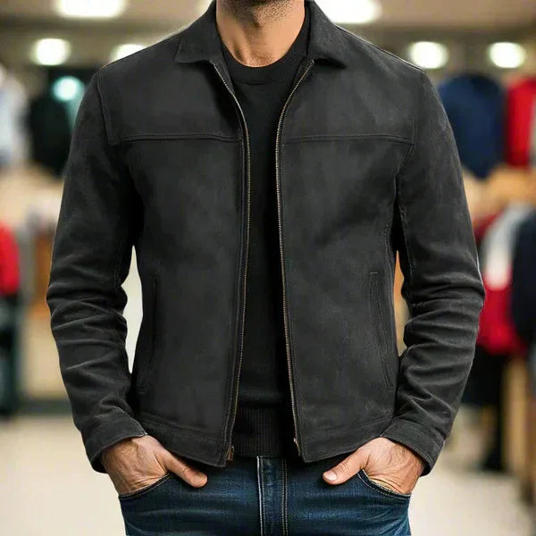 Chaqueta de cuero Brooks
