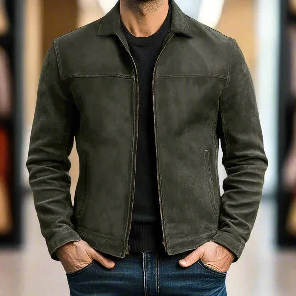 Chaqueta de cuero Brooks