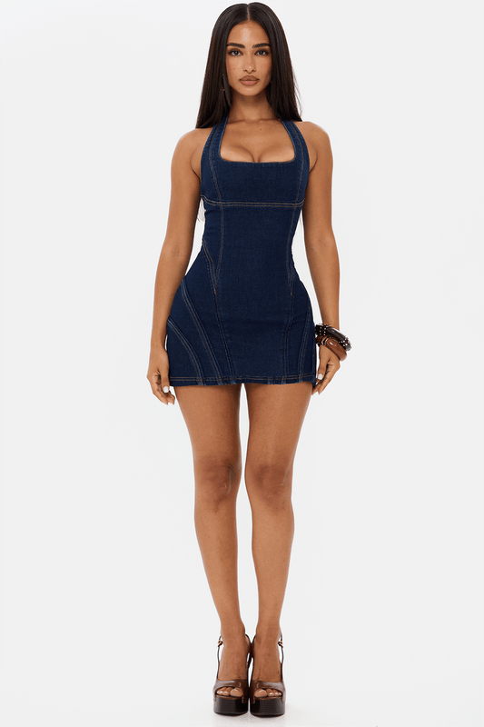Vestido Corsé Denim Curve