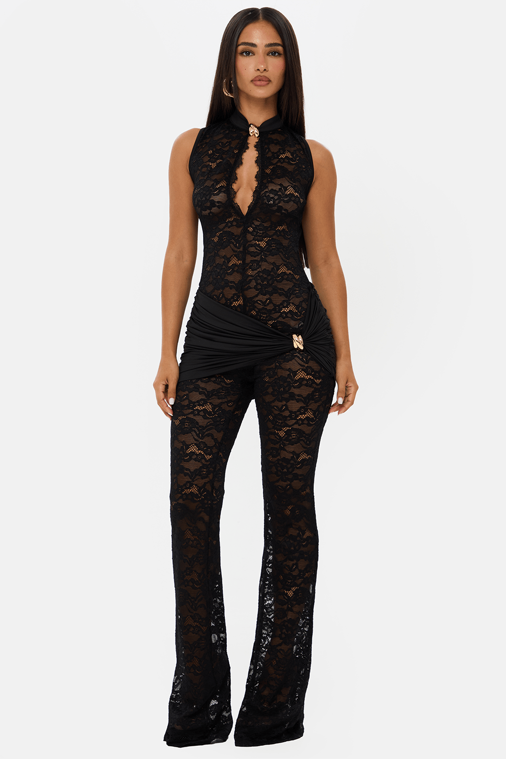 Mono Encaje Negro Onyx