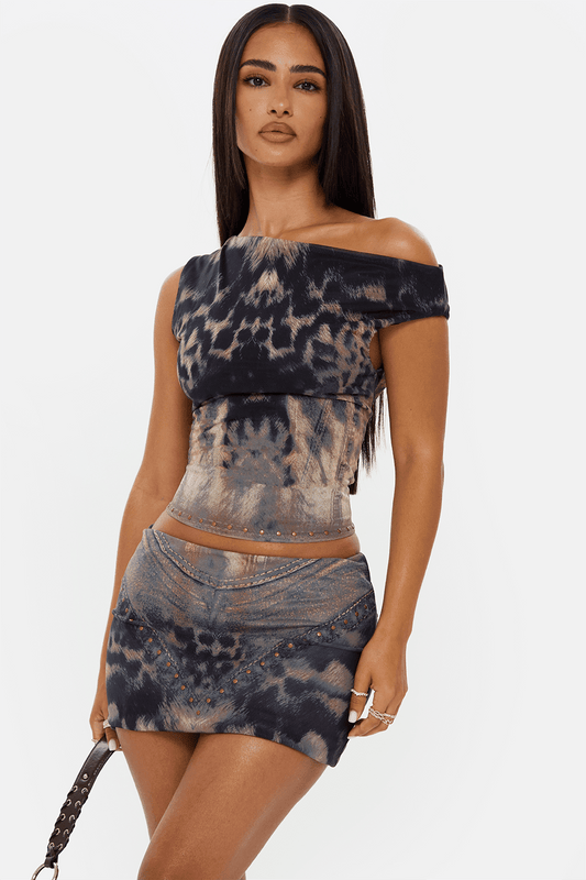 Vestido Animal Print Roar